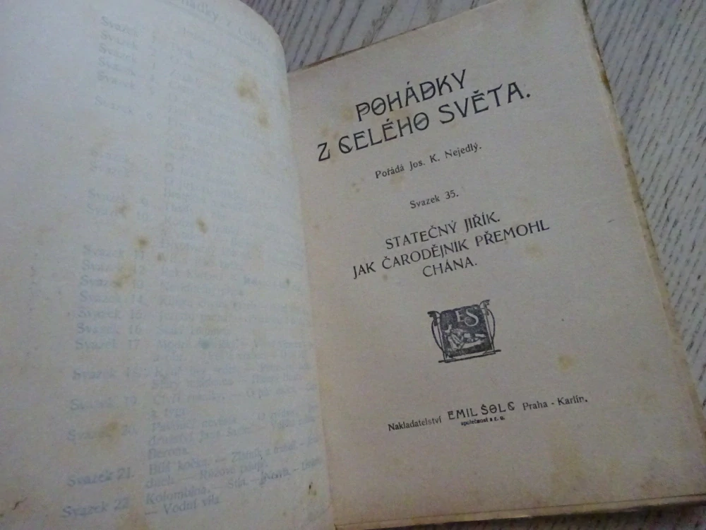 STATEČNÝ JIŘÍK A JINÉ, POHÁDKY Z CELÉHO SVĚTA SV. 35 (MNOHÉ FANTASY)