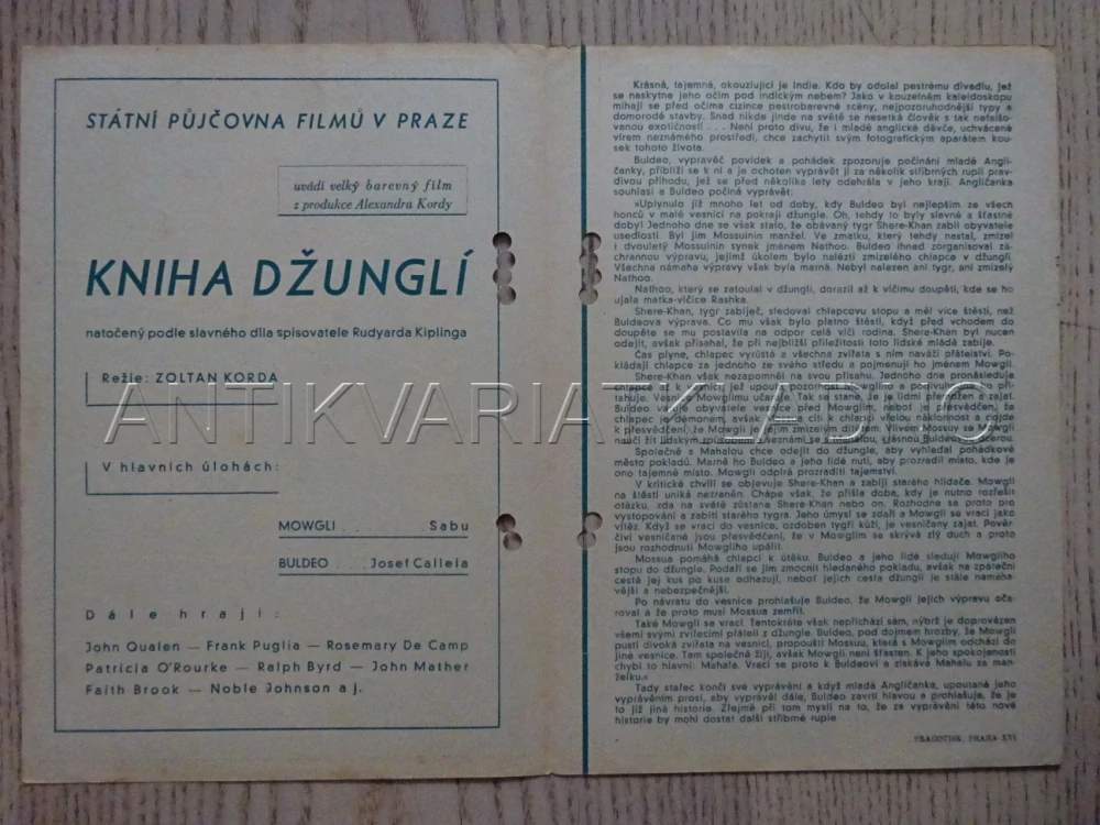 KNIHA DŽUNGLÍ, J. QUALEN, BIO PROGRAM Č. 828