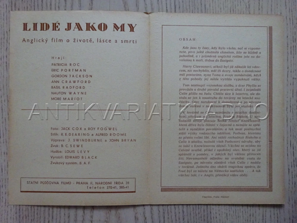 LIDÉ JAKO MY, P. ROC, BIO PROGRAM Č. 843