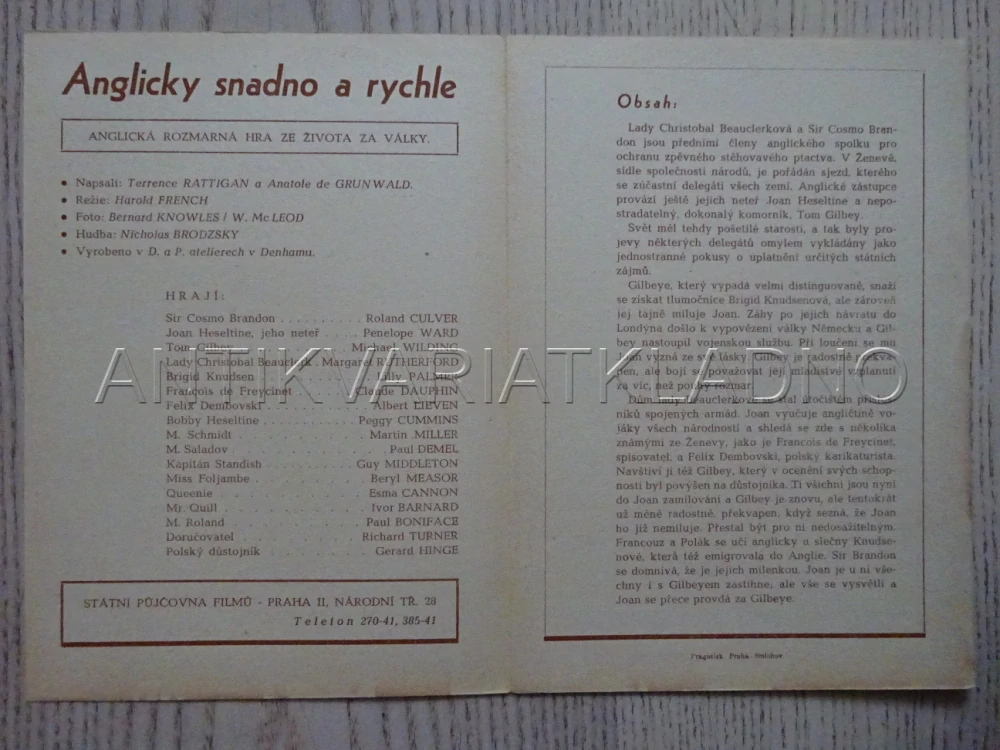 ANGLICKY SNADNO A RYCHLE, R. CULVER, BIO PROGRAM Č. 845