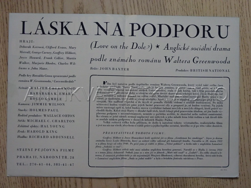 LÁSKA NA PODPORU, G. CARNEY, BIO PROGRAM Č. 890