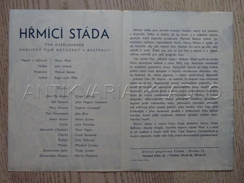 HŘMÍCÍ STÁDA, CH. RAFFERTY, BIO PROGRAM Č. 892