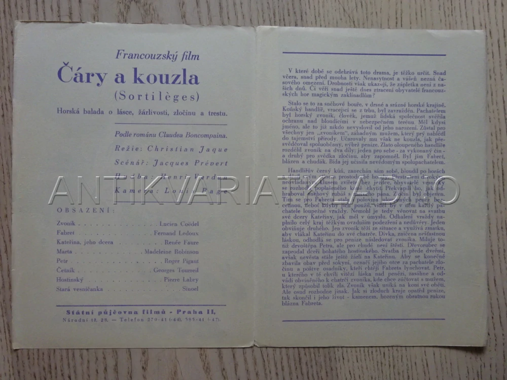 ČÁRY A KOUZLA, F. LEDOUX, BIO PROGRAM Č. 936