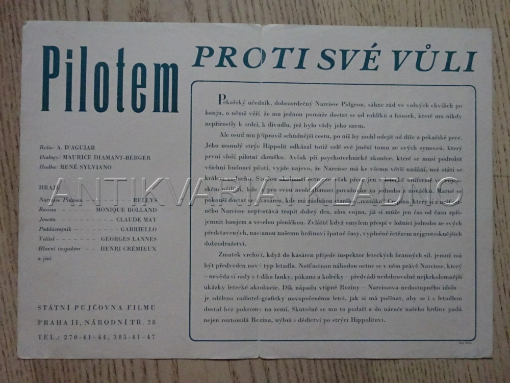 PILOTEM PROTI SVÉ VŮLI, RELLYS, BIO PROGRAM Č. 969