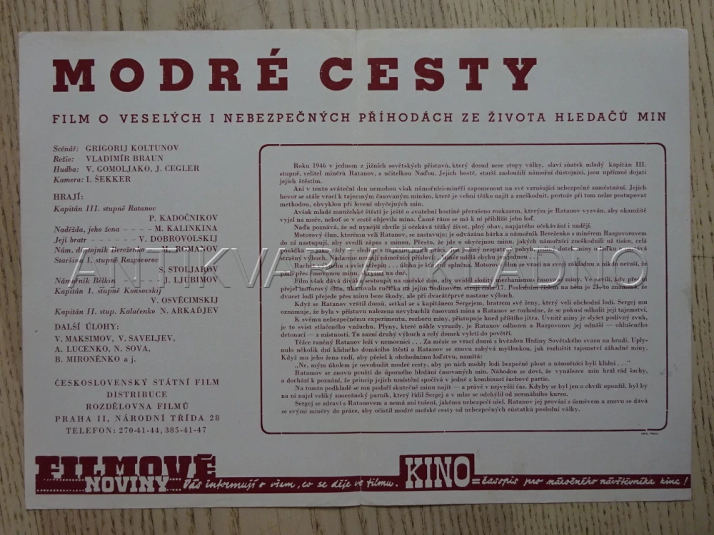 MODRÉ CESTY, P. KADIČNIKOV, BIO PROGRAM Č. 3172