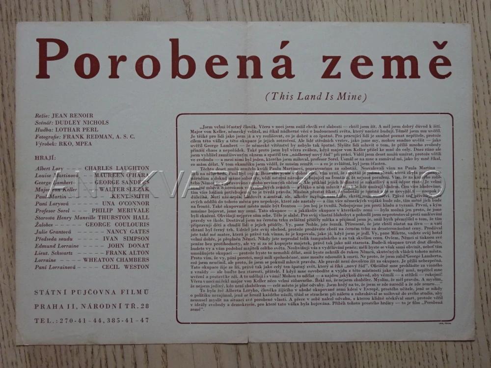 O VELKOU CENU, M. ROONEY, BIO PROGRAM Č. 6108