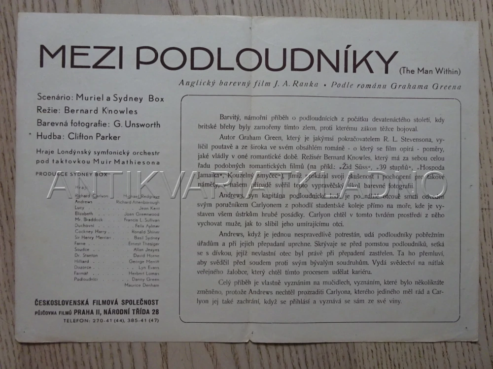 MEZI PODLOUDNÍKY, M. REDGRAVE, BIO PROGRAM Č. 8112