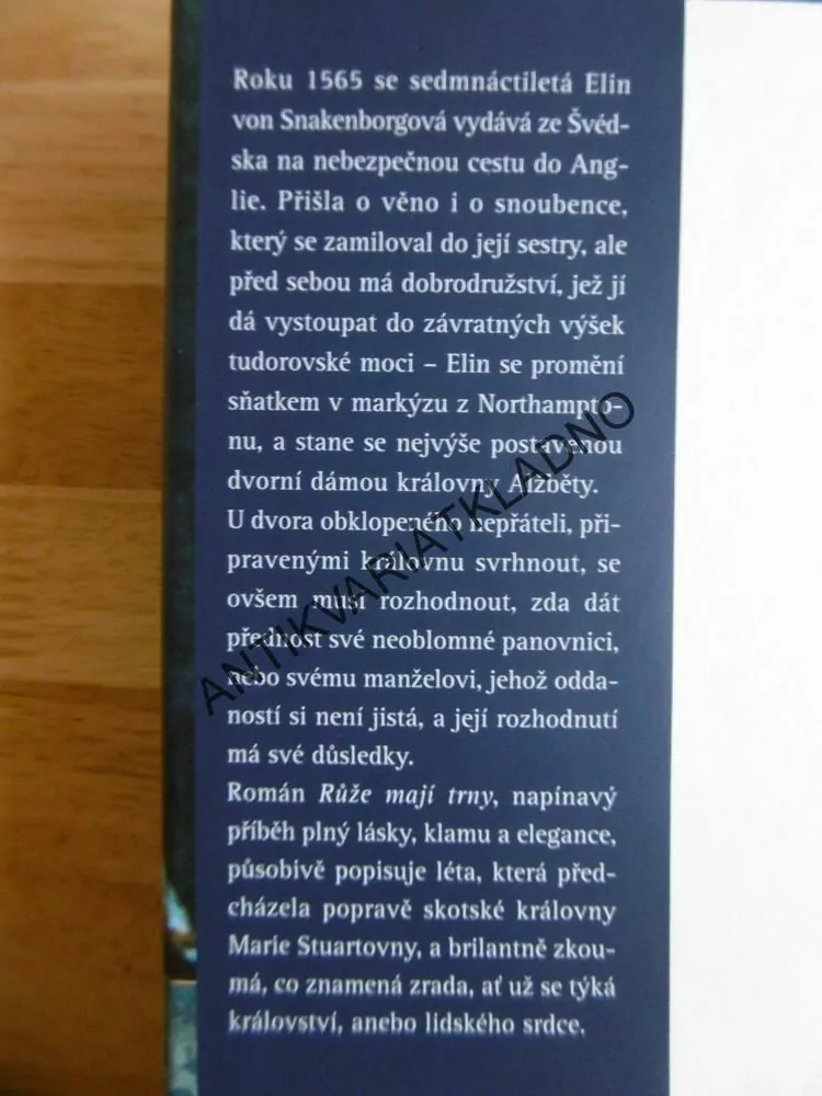 RŮŽE MAJÍ TRNY, ROMÁN O ALŽBĚTĚ 1., SANDRA BYRDOVÁ, **an