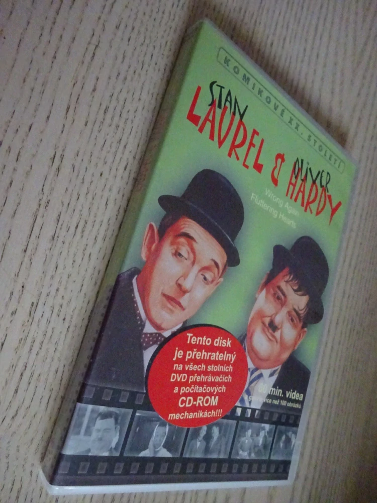 LAUREL A HARDY, WRONG AGAIN, FLUTTERING HEARTS, DVD FILM