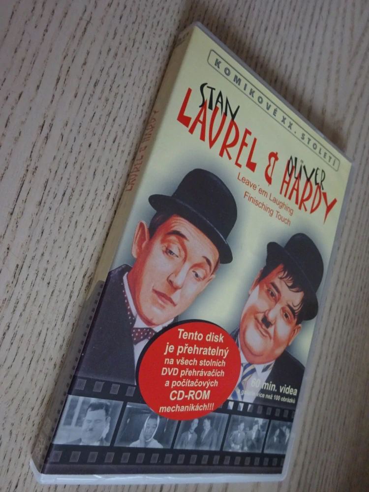 LAUREL A HARDY, LEAVE'EM LAUGHING, FINISCHING TOUCH, DVD FILM