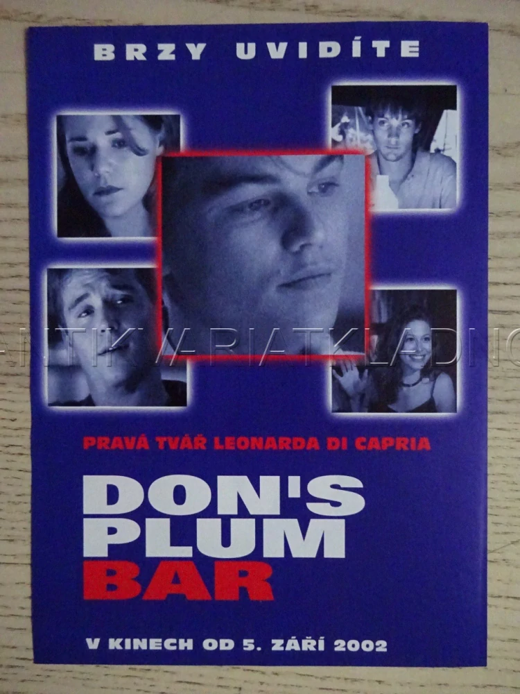 RESIDENT EVIL, M. RODRIGUEZ, DON'S PLUM BAR, FILMOVÝ LETÁK