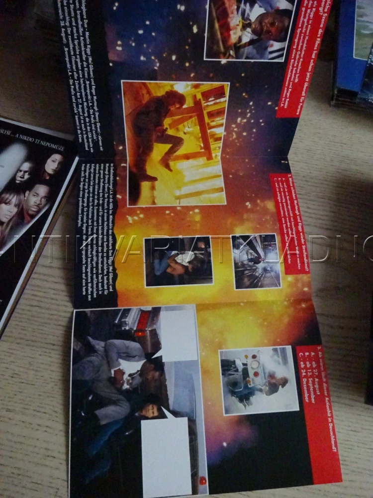 SMRTONOSNÁ ZBRAŇ 3, M. GIBSON, D. GLOVER, FILMOVÝ LETÁK