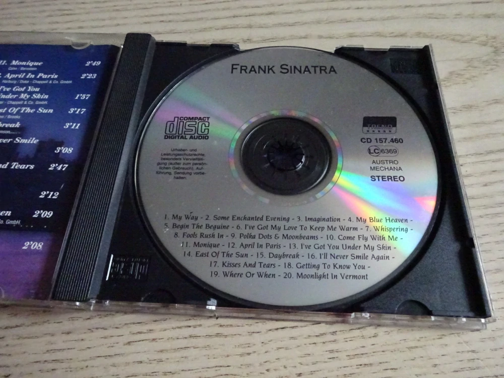 FRANK SINATRA, MY WAY, CD HUDBA