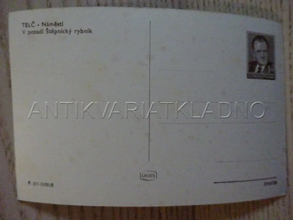 TELČ, NÁMĚSTÍ, ŠTĚPNICKÝ RYBNÍK, OKRES JIHLAVA, POHLEDNICE 32