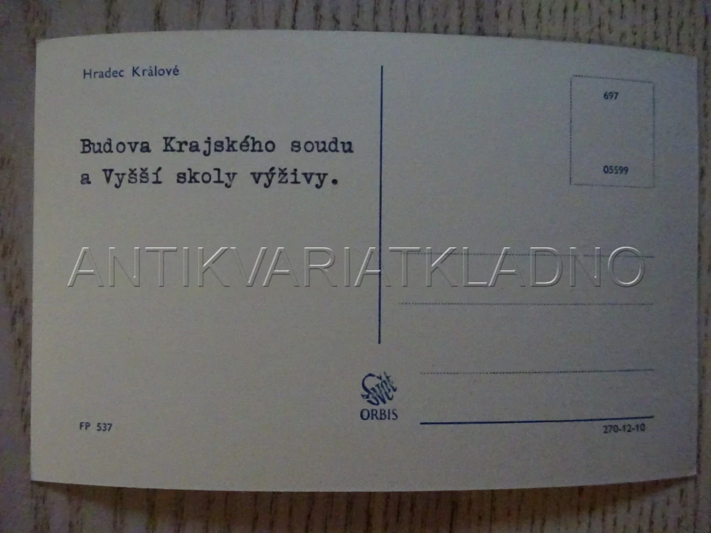 HRADEC KRÁLOVÉ, KRAJSKÝ SOUD, POHLEDNICE 47