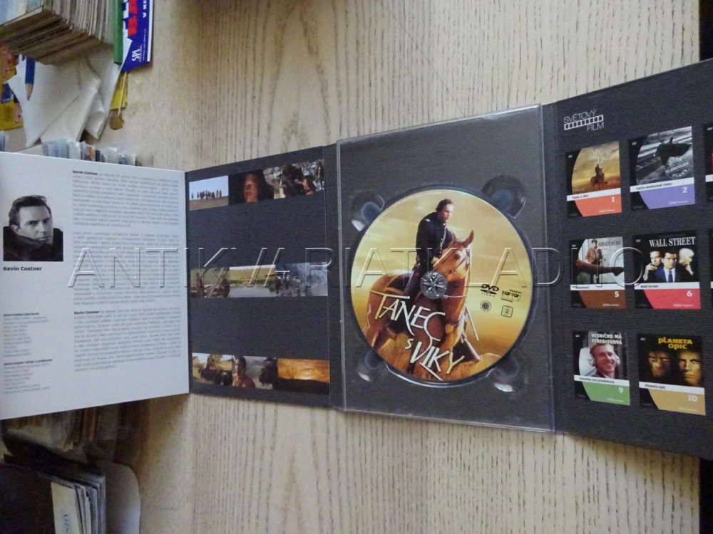 TANEC S VLKY, K. COSTNER, DVD FILM
