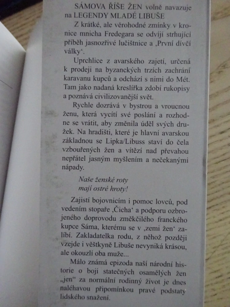 SÁMOVA ŘÍŠE ŽEN, EVŽEN VÍTKOVSKÝ, **an
