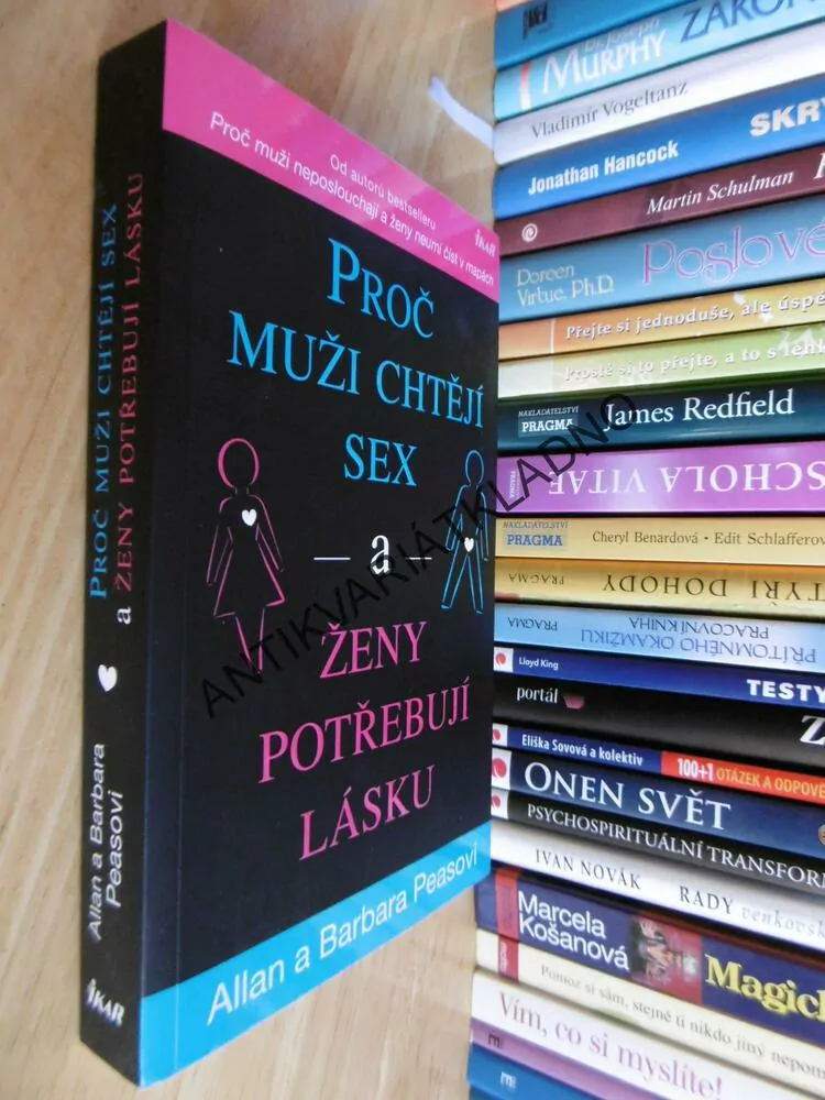 PROČ MUŽI CHTĚJÍ SEX A ŽENY  POTŘEBUJÍ LÁSKU, ALLAN A BARBARA PEASOVI, **an