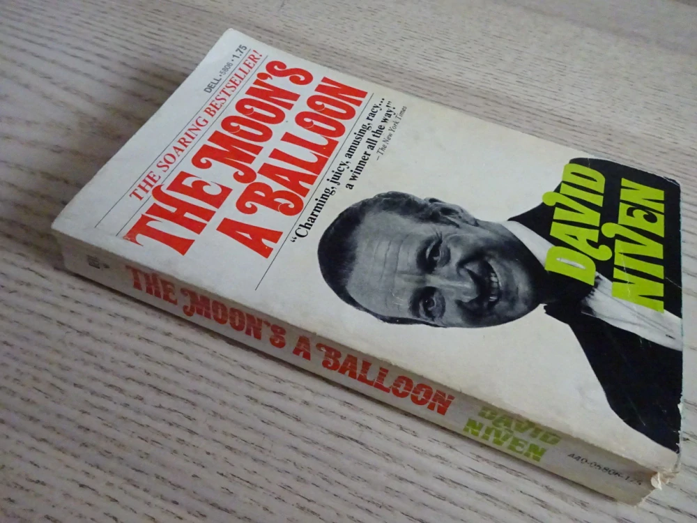 THE MOON'S A BALLOON, DAVID NIVEN, **an