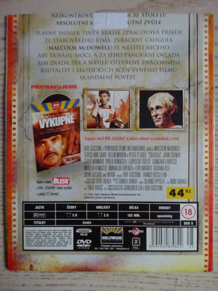 CALIGULA, DVD FILM