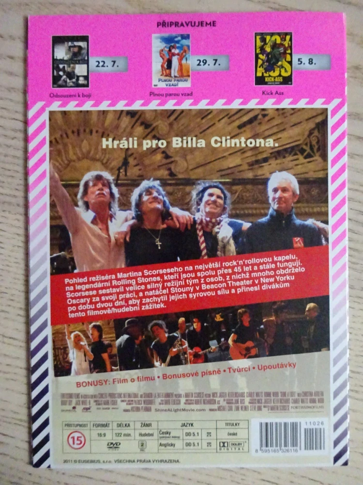 ROLLING STONES, FILM MARTINA SCORSESEHO, DVD HUDBA