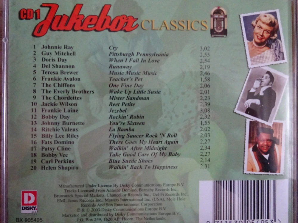 JUKEBOX CLASSICS, 3X CD HUDBA