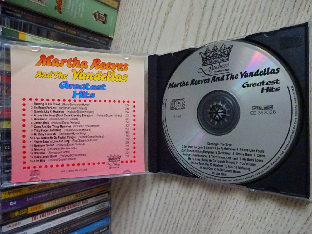 MARTHA REEVES AND THE VANDELLAS, CD HUDBA
