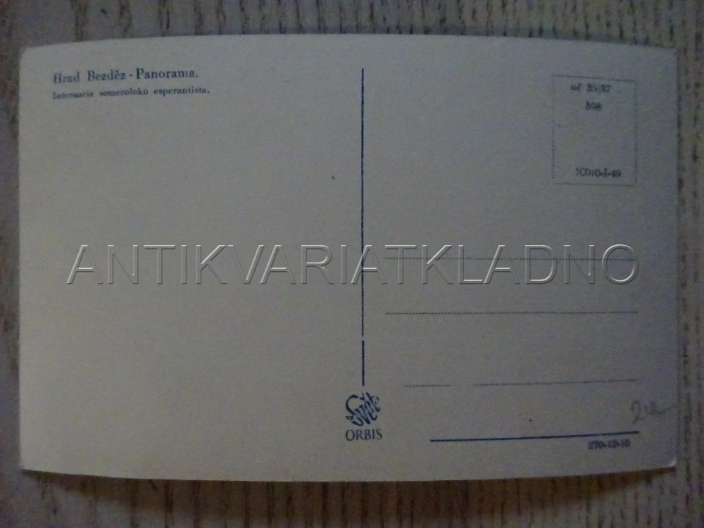 HRAD BEZDĚZ, OKRES ČESKÁ LÍPA, POHLEDNICE 60