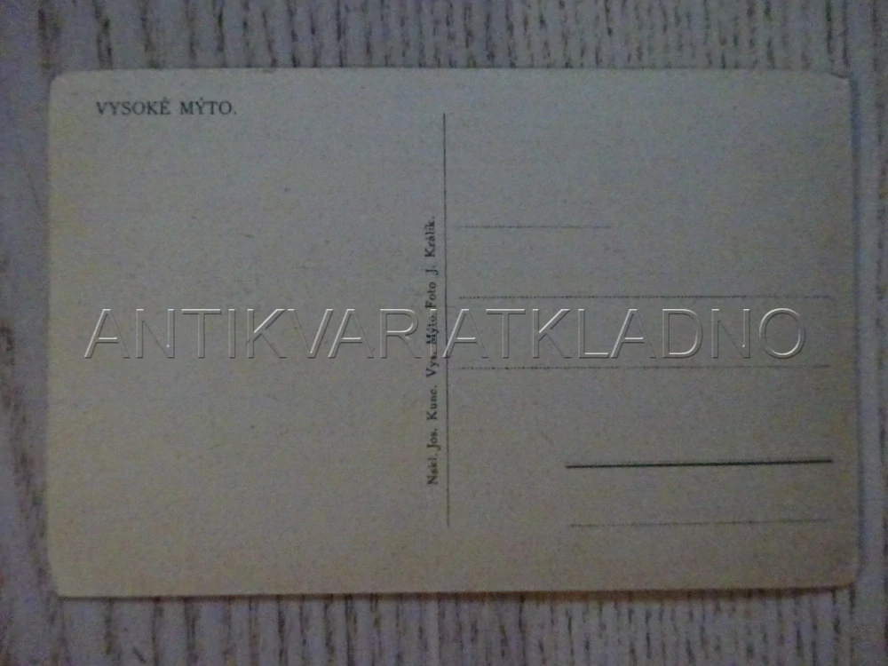 VYSOKÉ MÝTO, OKRES ÚSTÍ NAD ORLICÍ, POHLEDNICE 69