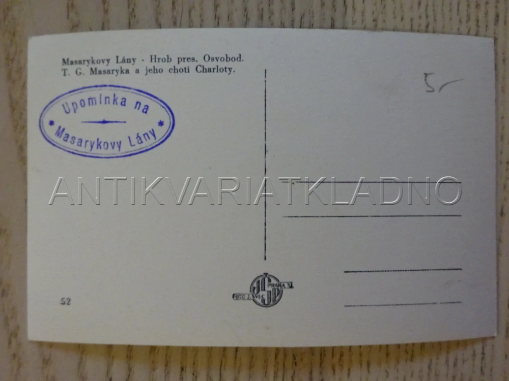 MASARYKOVY LÁNY, TGM, OKRES KLADNO, POHLEDNICE 89