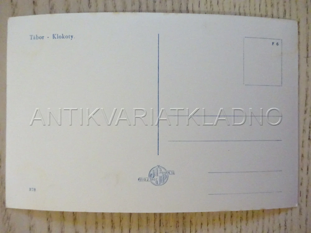 TÁBOR, KLOKOTY, POHLEDNICE 92