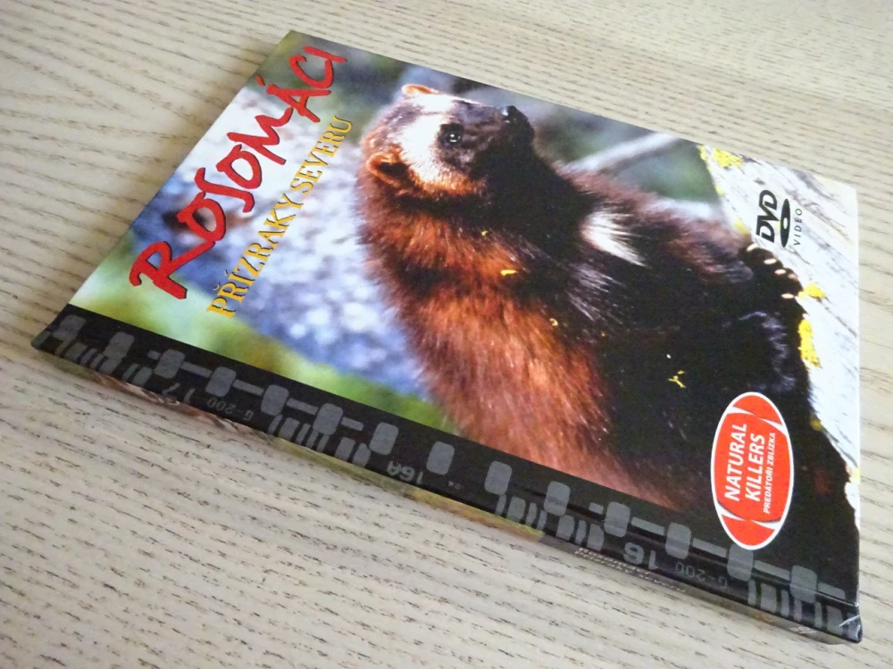 PŘÍZRAKY SEVERU, ROSOMÁCI, ROSOMÁK, DVD FILM