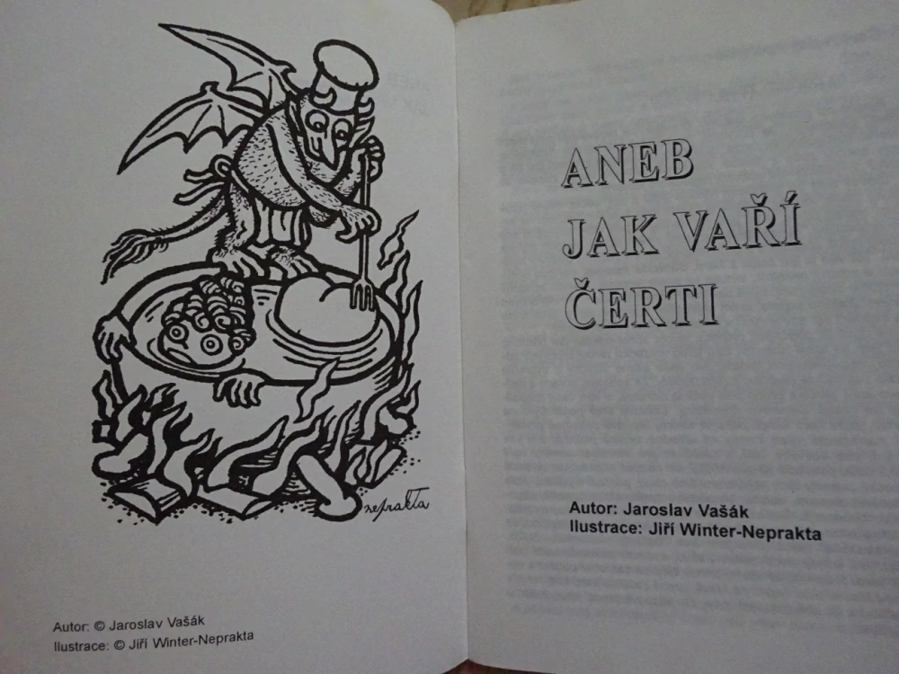KUCHAŘKA NEJEN NA NEDĚLI ANEB JAK VAŘÍ ČERTI, **an