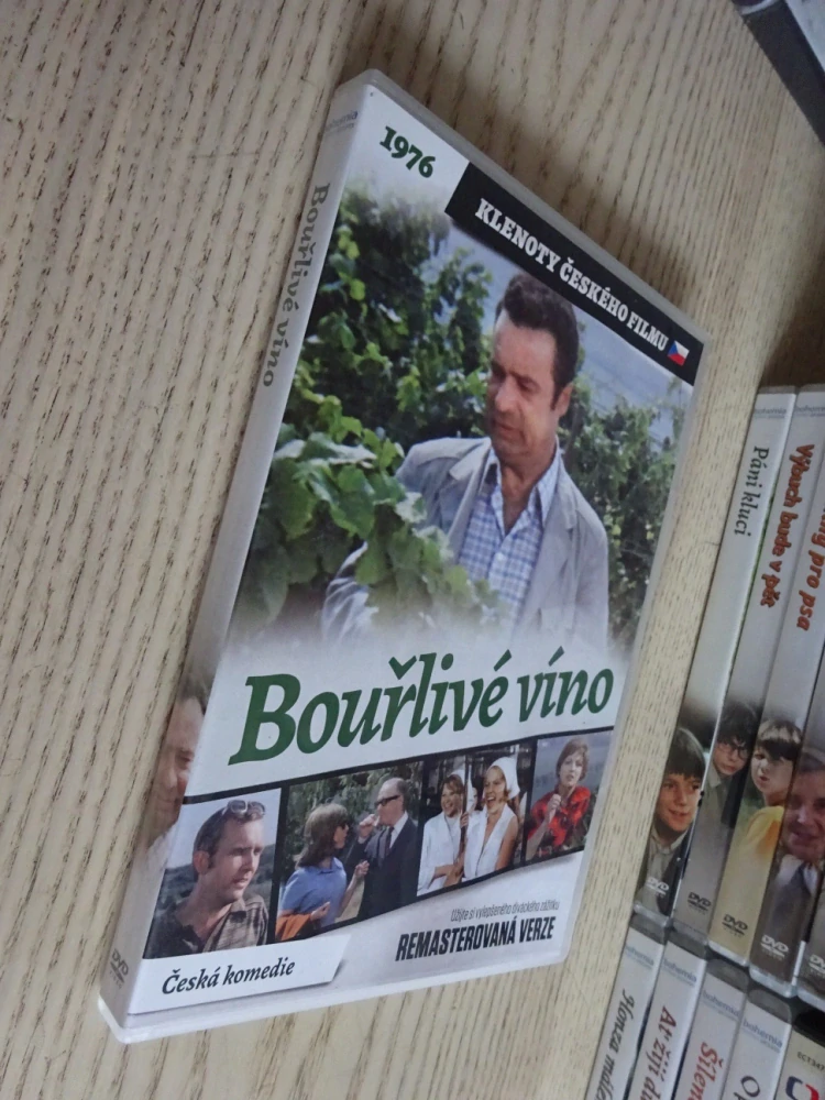 BOUŘLIVÉ VÍNO, REMASTEROVANÁ VERZE, DVD FILM ČR