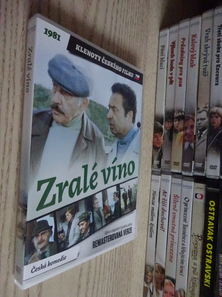 ZRALÉ VÍNO, REMASTEROVANÁ VERZE, DVD FILM ČR