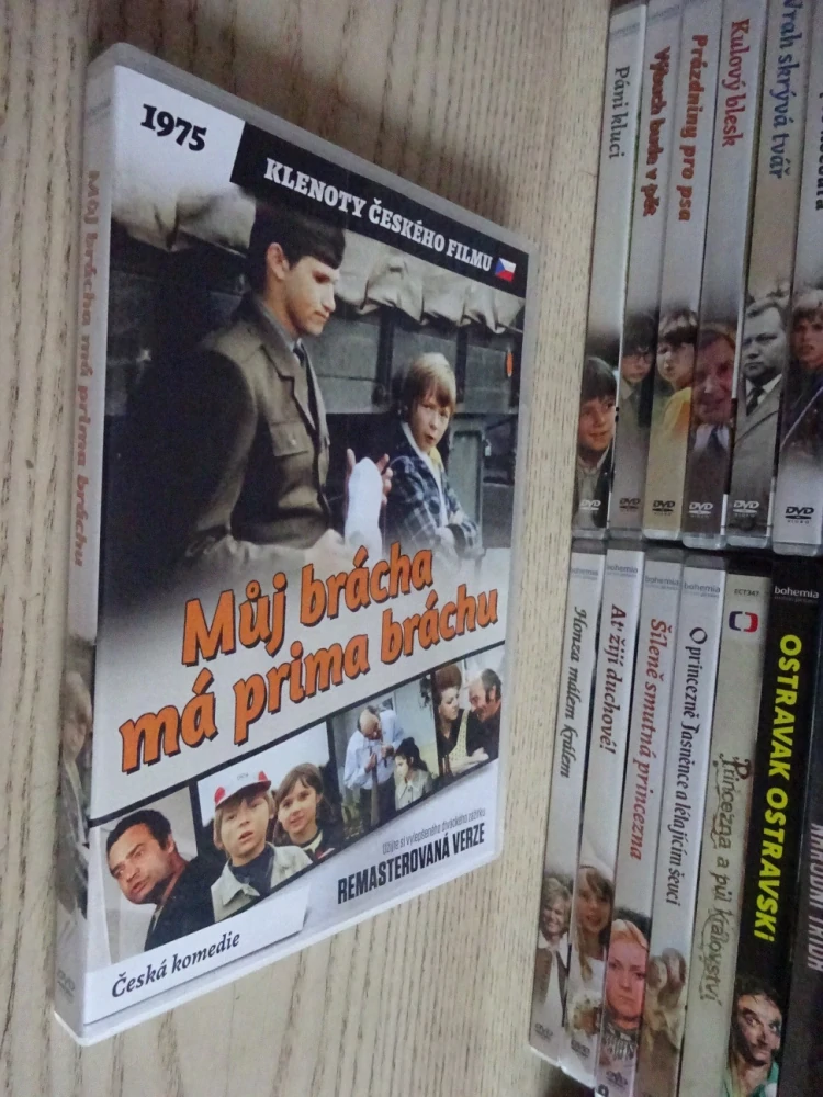 MŮJ BRÁCHA MÁ PRIMA BRÁCHU, REMASTEROVANÁ VERZE, DVD FILM ČR