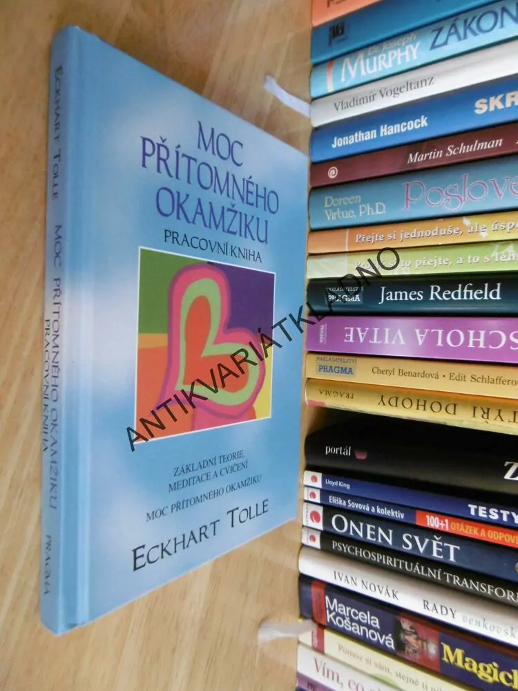 MOC PŘÍTOMNÉHO OKAMŽIKU, PRACOVNÍ KNIHA, ECKHART TOLLE, **an