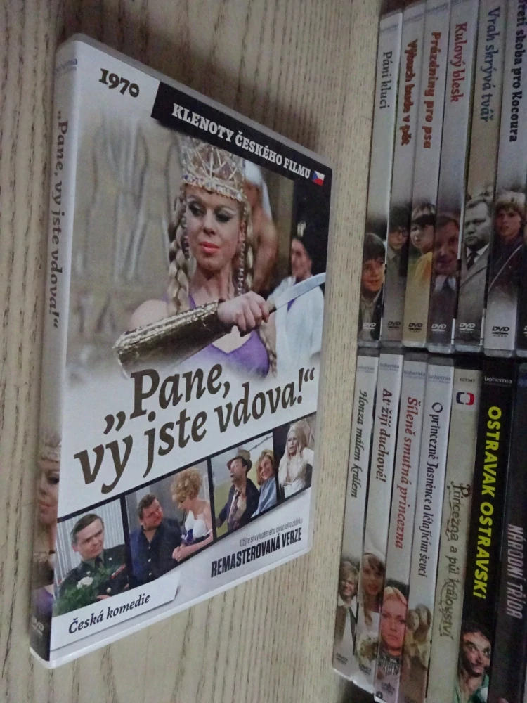 PANE, VY JSTE VDOVA!, REMASTEROVANÁ VERZE, DVD FILM ČR