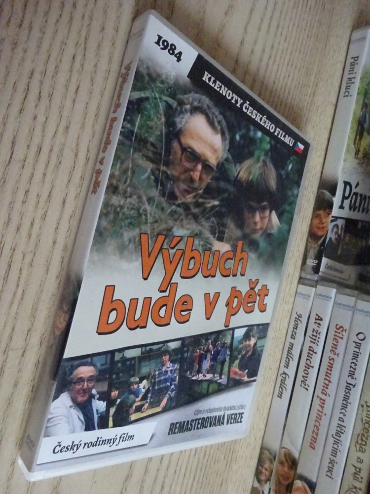 VÝBUCH BUDE V PĚT, REMASTEROVANÁ VERZE, DVD FILM ČR