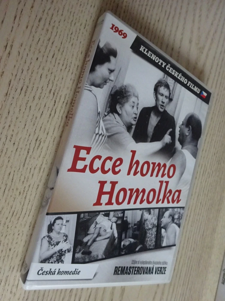 ECCE HOMO HOMOLKA, REMASTEROVANÁ VERZE, DVD FILM ČR