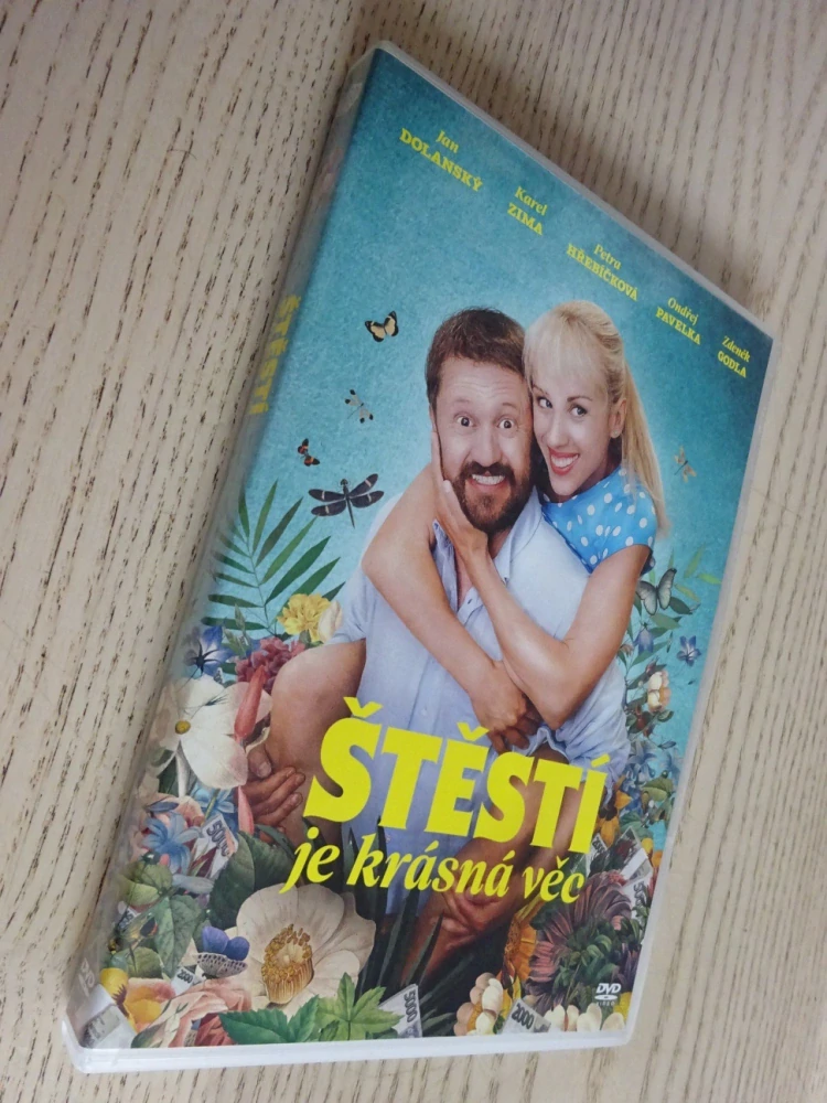 ŠTĚSTÍ JE KRÁSNÁ VĚC, P. HŘEBÍČKOVÁ, K. ZIMA, DVD FILM ČR
