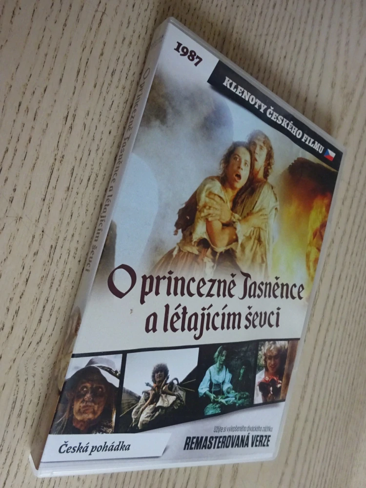 O PRINCEZNĚ JASNĚNCE A LÉTAJÍCÍM ŠEVCI, REMASTEROVANÁ VERZE, DVD FILM ČR