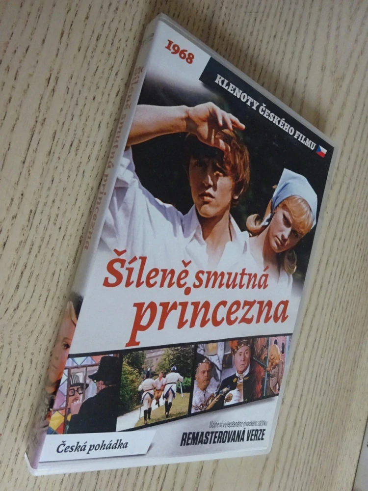 ŠÍLENĚ SMUTNÁ PRINCEZNA, REMASTEROVANÁ VERZE, DVD FILM ČR