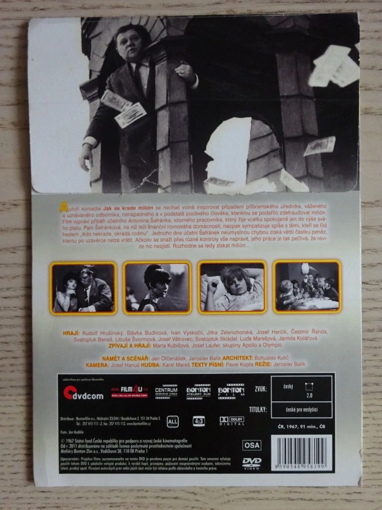 JAK SE KRADE MILIÓN, DVD FILM ČR