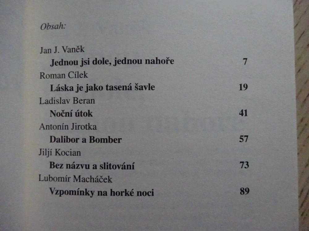 STALO SE!, 6X KRIMI, JEDNOU JSI DOLE, JEDNOU NAHOŘE, **an