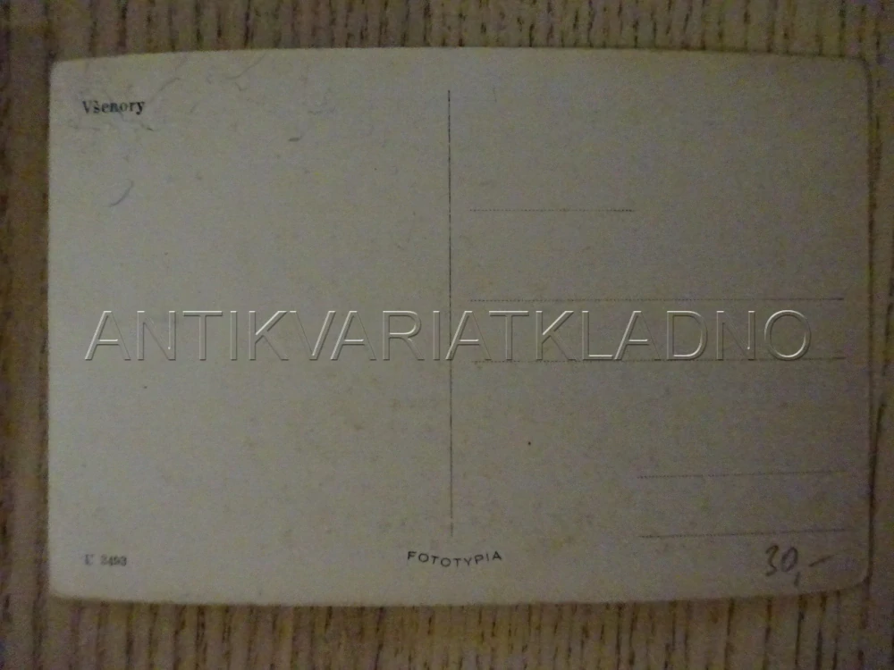 VŠENORY, OKRES PRAHA-ZÁPAD, POHLEDNICE 123