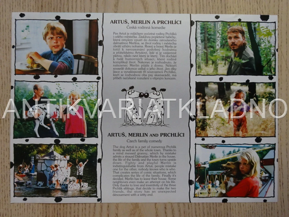 ARTUŠ, MERLIN A PRCHLÍCI, P. NOVÝ, V. JENÍKOVÁ, FOTOSKA FILM ČR 12779