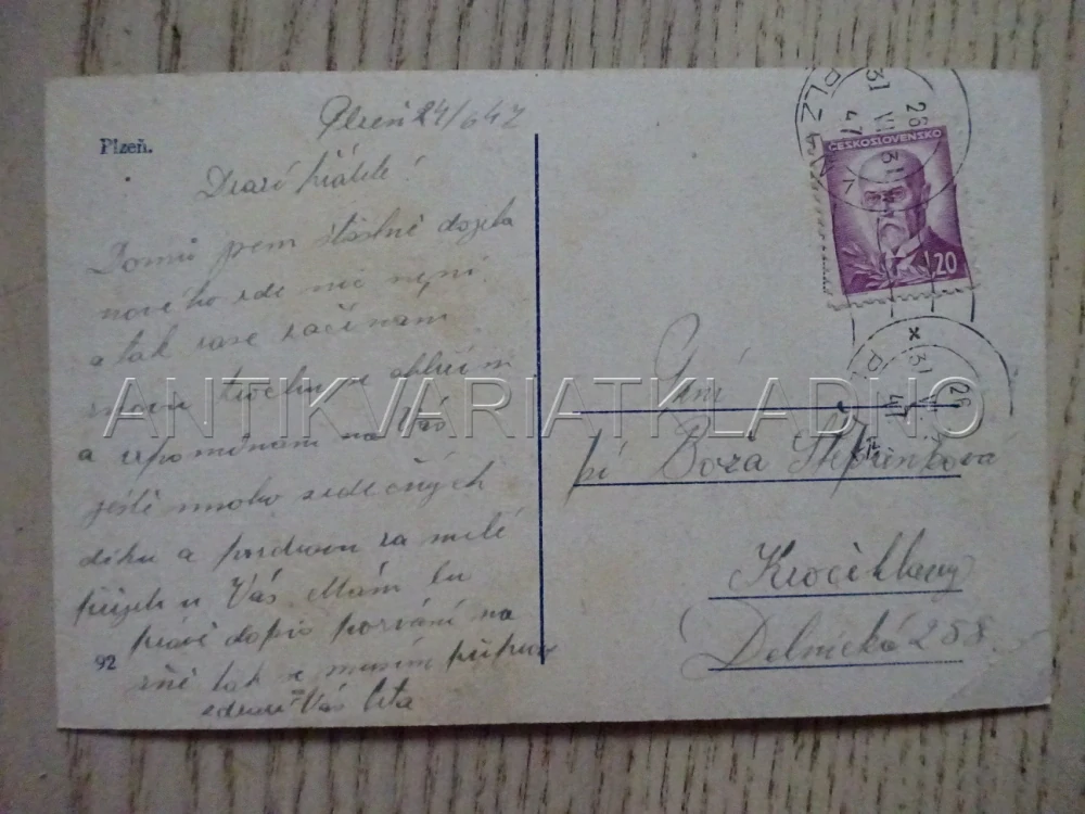 PLZEŇ, POHLEDNICE 156