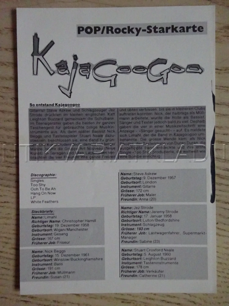 AUTOGRAM KAJAGOOGOO, KARTIČKA BRAVO