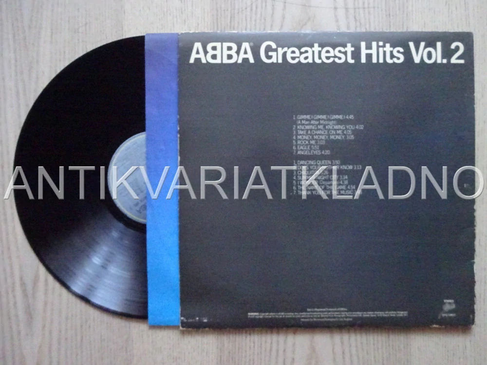 ABBA, GREATEST HITS, VOL 2., GRAMODESKA, LP